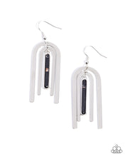 Load image into Gallery viewer, Coarse Conversation Black Earrings