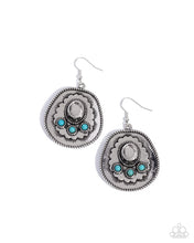 Load image into Gallery viewer, Cowboy Chaperone Blue Earrings
