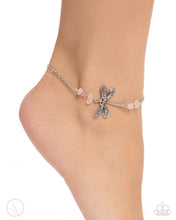 Load image into Gallery viewer, Dragonfly Dawn Pink Anklet