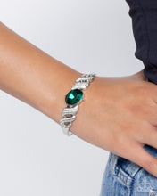 Load image into Gallery viewer, Sentimental Society Green Cuff Bracelet
