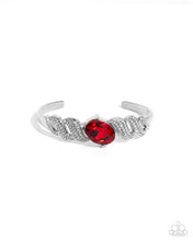 Load image into Gallery viewer, Sentimental Society Red Cuff Bracelet