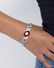 Load image into Gallery viewer, Sentimental Society Red Cuff Bracelet
