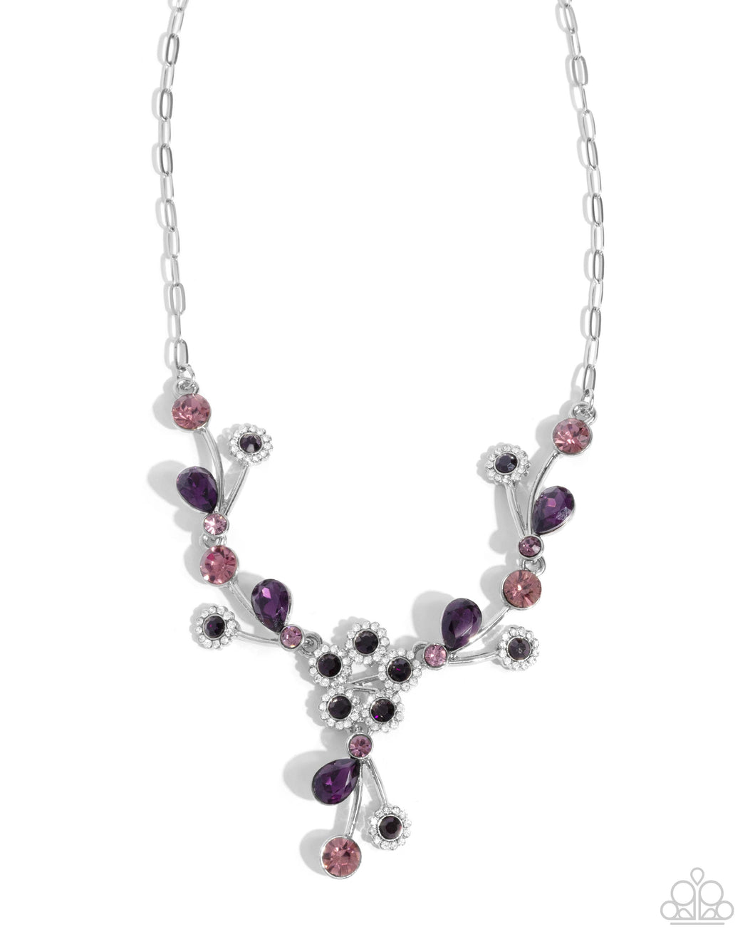Blossom Queen Purple Necklace