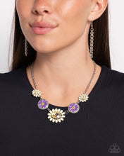 Load image into Gallery viewer, Floral Facade Yellow Necklace