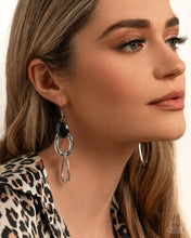 Load image into Gallery viewer, Lavish Loyalty Black Earrings