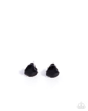 Load image into Gallery viewer, Sweetheart Stunner Black Post Earrings
