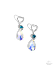 Load image into Gallery viewer, Faceted Frenzy Blue Earrings