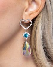 Load image into Gallery viewer, Faceted Frenzy Blue Earrings