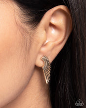 Load image into Gallery viewer, Angelic Altitude Gold Post Earrings