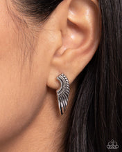 Load image into Gallery viewer, Angelic Altitude Silver Post Earrings