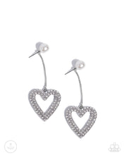 Load image into Gallery viewer, Valentines Vision White Jacket Earrings