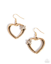 Load image into Gallery viewer, Crisscross Courtship Gold Earrings