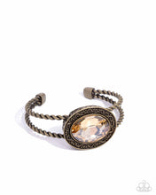Load image into Gallery viewer, Braided Balance Brass Cuff Bracelet