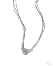 Load image into Gallery viewer, Heartbroken Bling White Necklace