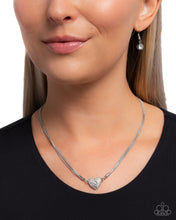 Load image into Gallery viewer, Heartbroken Bling White Necklace