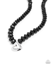 Load image into Gallery viewer, Trailblazing Triangle Black Necklace
