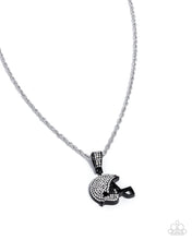 Load image into Gallery viewer, Helmet Headline Black Necklace