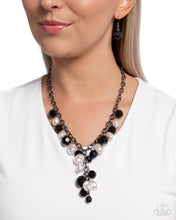 Load image into Gallery viewer, Beehive Barrage Black Necklace