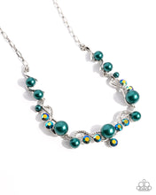 Load image into Gallery viewer, Settled Shimmer Green Necklace