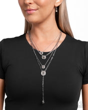 Load image into Gallery viewer, Dazzle and Stretch Silver Necklace