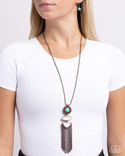 Load image into Gallery viewer, Textured Tourist Copper Necklace