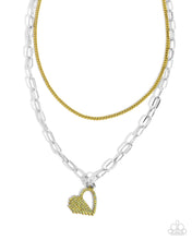 Load image into Gallery viewer, Love Comes and Goes Green Necklace