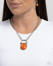 Load image into Gallery viewer, Change of Country Orange Necklace