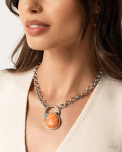 Load image into Gallery viewer, Change of Country Orange Necklace