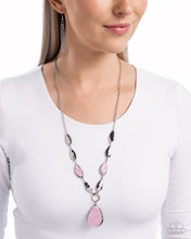Load image into Gallery viewer, Abstract Abalone Pink Necklace