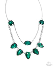Load image into Gallery viewer, Confident Cascade Green Necklace