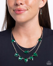 Load image into Gallery viewer, Confident Cascade Green Necklace