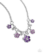 Load image into Gallery viewer, Secretive Sprig Purple Necklace