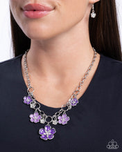 Load image into Gallery viewer, Secretive Sprig Purple Necklace
