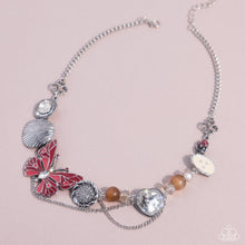Load image into Gallery viewer, Whimsical Whisper Red Necklace