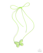 Load image into Gallery viewer, Fluttering Fervor Green Necklace