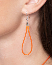 Load image into Gallery viewer, Fluttering Fervor Orange Necklace