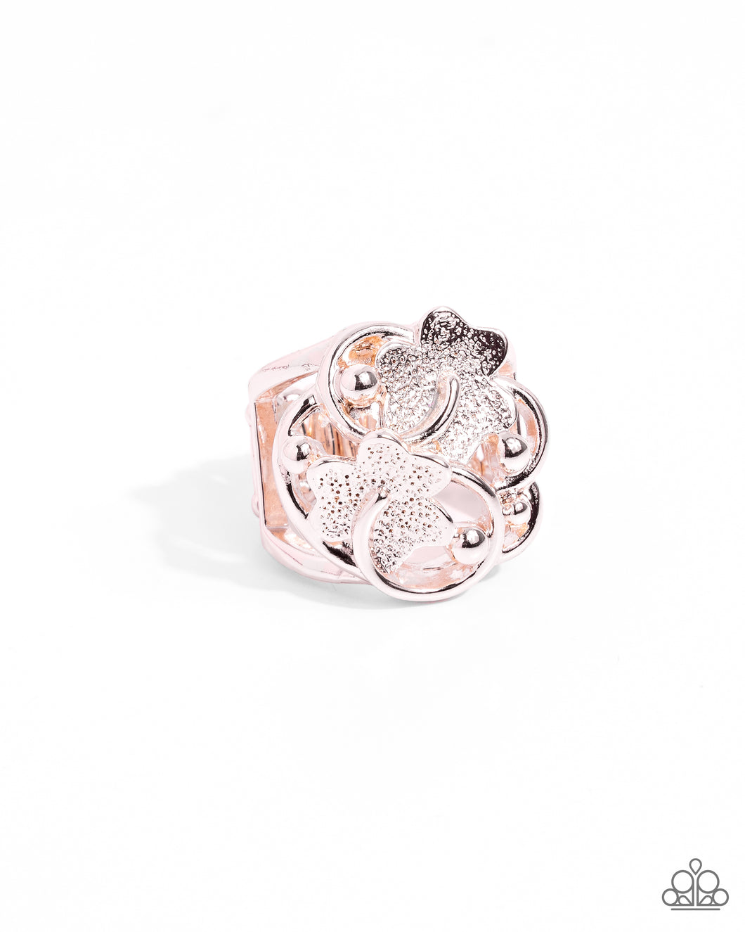 Distinctive Detailing Rose Gold Ring