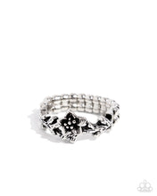 Load image into Gallery viewer, Kind Gesture Silver Skinny Band Ring