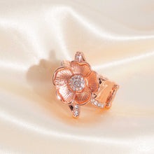 Load image into Gallery viewer, Floral Fact Copper Ring