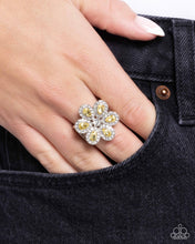 Load image into Gallery viewer, Petaled Promenade Yellow Ring