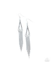 Load image into Gallery viewer, Trailing Off Silver Earrings