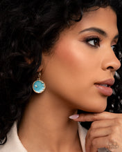 Load image into Gallery viewer, South Star Blue Hoop Earrings