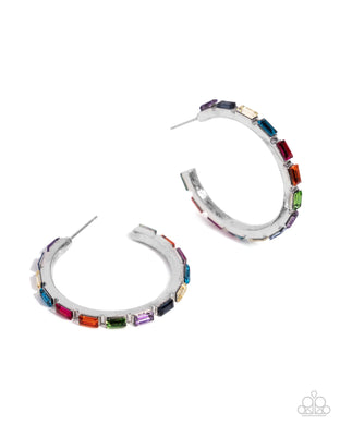 Carnival Chic Multi Hoop Earrings