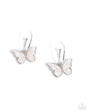 Load image into Gallery viewer, Melodic Mariposa White Earrings