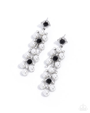 Bewitching Beacon Black Post Earring