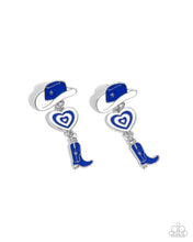 Load image into Gallery viewer, Swing Dance Delight Blue Earrings