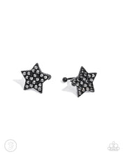 Load image into Gallery viewer, Stellar Skill Black Cuff Earrings