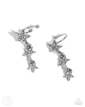 Load image into Gallery viewer, Stellar Surge White Cuff Earrings