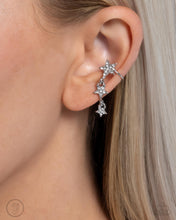Load image into Gallery viewer, Stellar Surge White Cuff Earrings