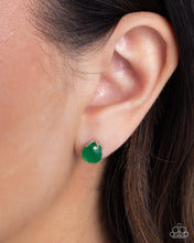 Load image into Gallery viewer, Simply Sublime Green Post Earrings
